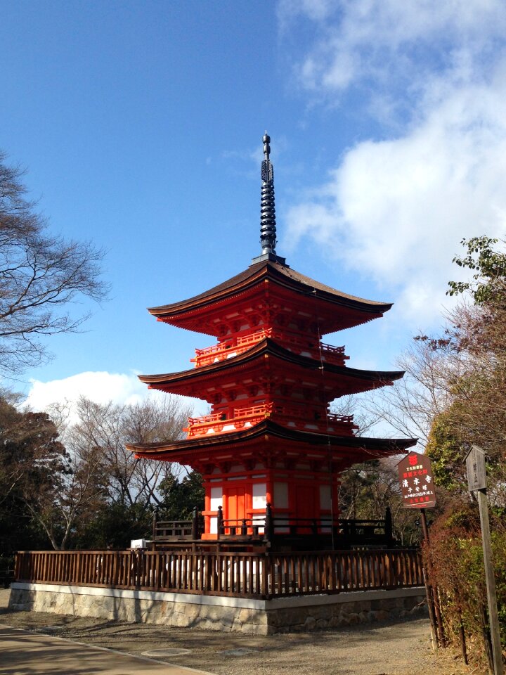 Japan temple landscape