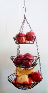 Fruit basket fruit hanging