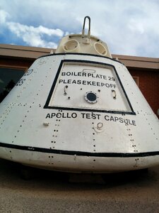 Nasa apollo mission test capsule photo