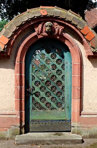 Door stately artfully