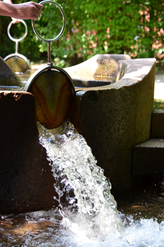 Water right wet fountain