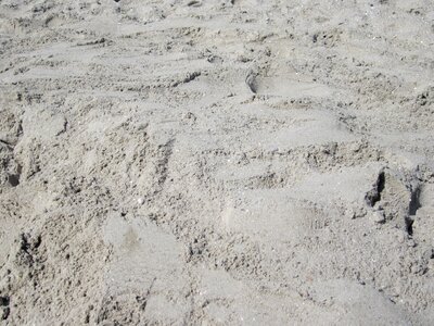 Beige sandy structure
