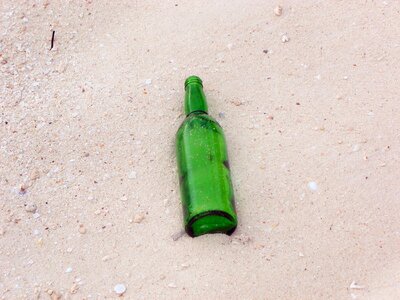 Empty green drink