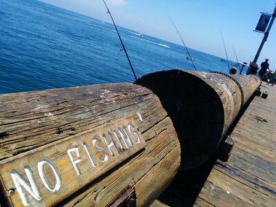 No fishing fish fishing poles photo