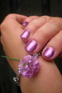 Bracelet flower paint