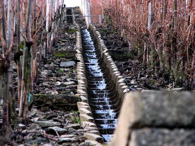 Water stairs irrigation