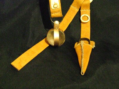 Merovingian dynasty leather crystal