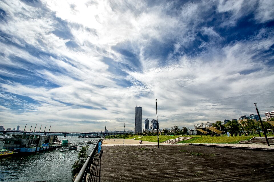 Cloud korea han river