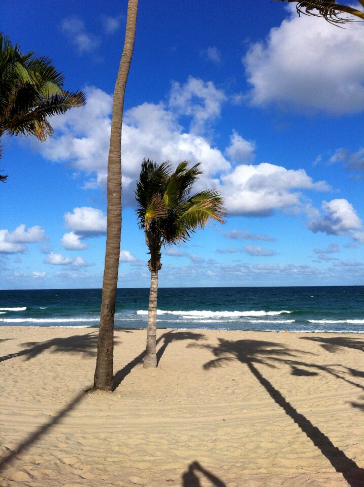 Sky ocean clouds photo