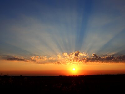 The sun landscape twilight