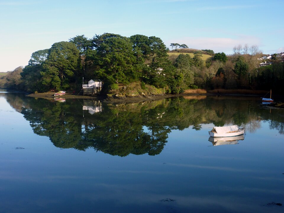 Nature landscape mirroring