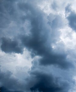 Dark clouds mood gewitterstimmung photo
