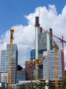 Skyline building frankfurt am main germany photo