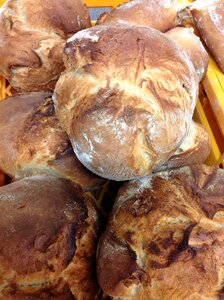 Breakfast food bread crust photo