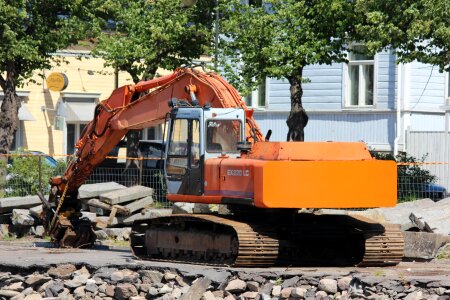 Construction machine shovel earth-moving machinery