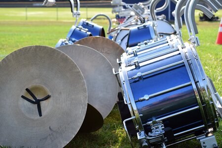 Band percussion instruments photo