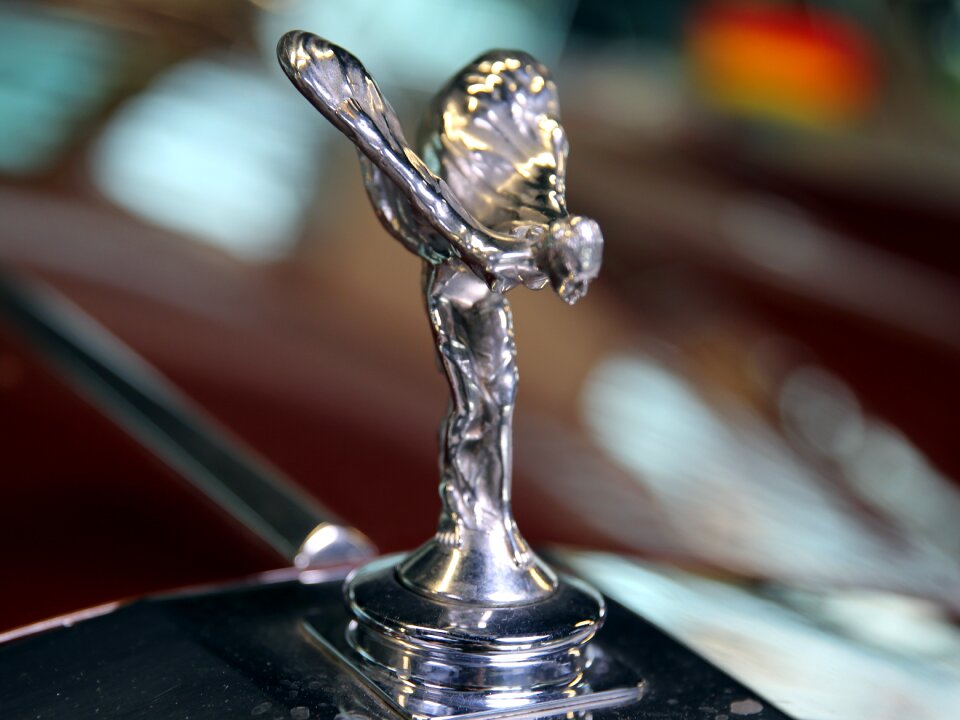 Chrome silver metal