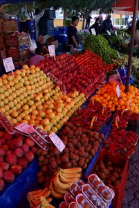 Turkey market fruit