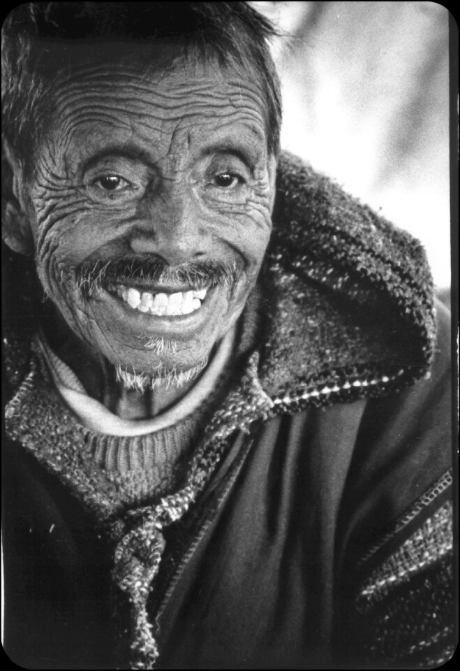 Poverty loneliness portrait