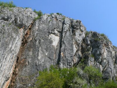 Nature forest cliff photo