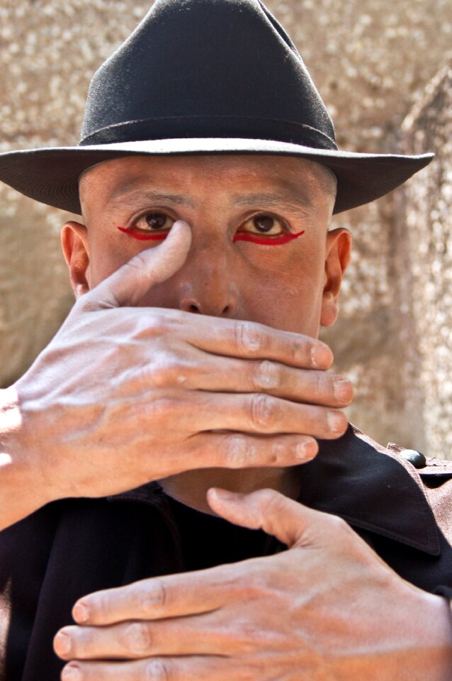 Hands art man