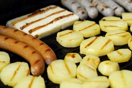 Grilled cheese grill sausage eat