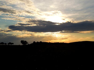 Afternoon sol horizon