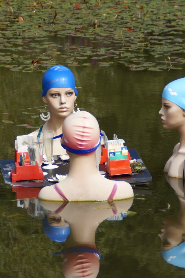 Pond lake swim cap
