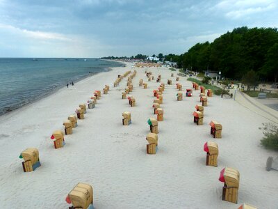 Baltic sea beach coast wave photo