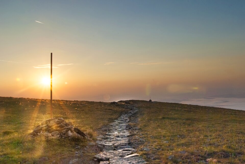 Sunset sun landscapes photo