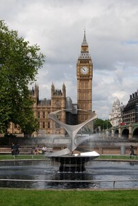 Clock london landmark photo