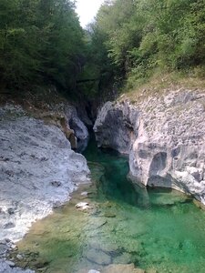 Mountain rocks water