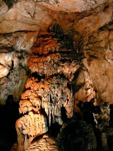 Aggtelek hg caver stalactite photo