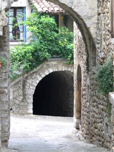 Pedestrian street village ardèche