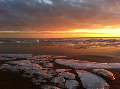 Winter ice nature