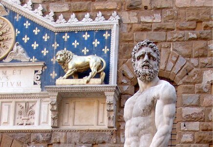 Florence piazza della signoria renaissance photo