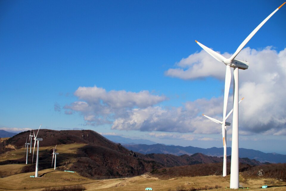 Daegwallyeong ranch windmill wind
