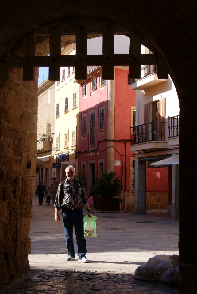 Tourist shopping historic center