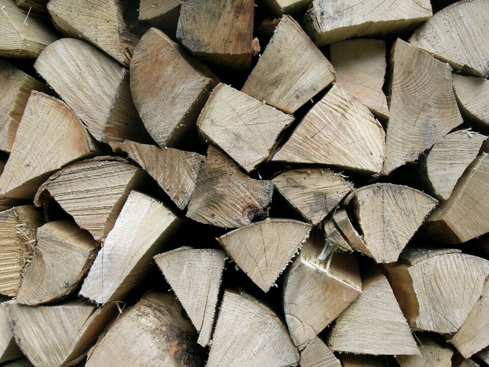 Wood firewood lumber