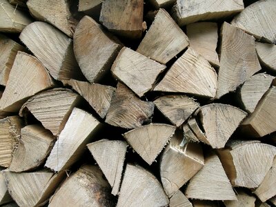 Wood firewood lumber