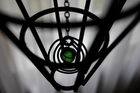 Metal glass shadow