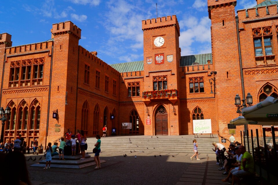 Architecture poland brick construction