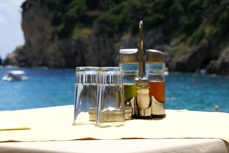 Vinegar salt pepper