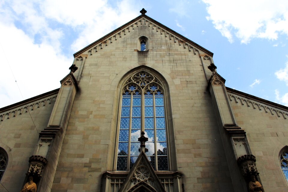 West wing facade window