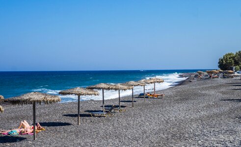 Greece sea sand