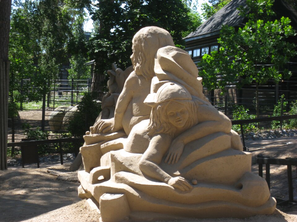 Sand sculpture korkeasaari helsinki