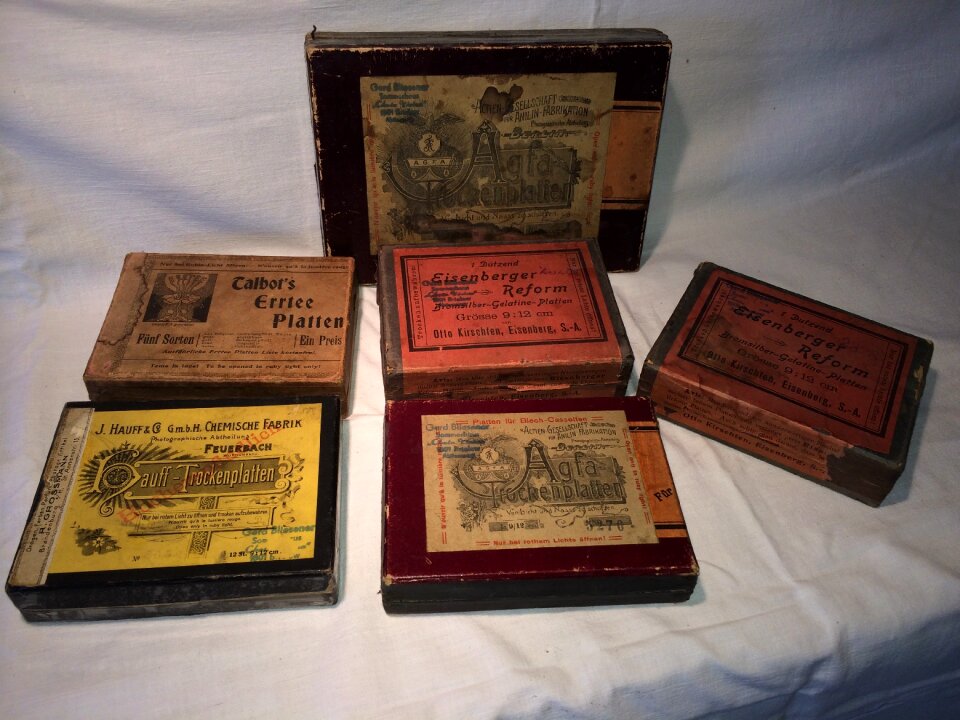Vintage dry plates eisenberger dry plates