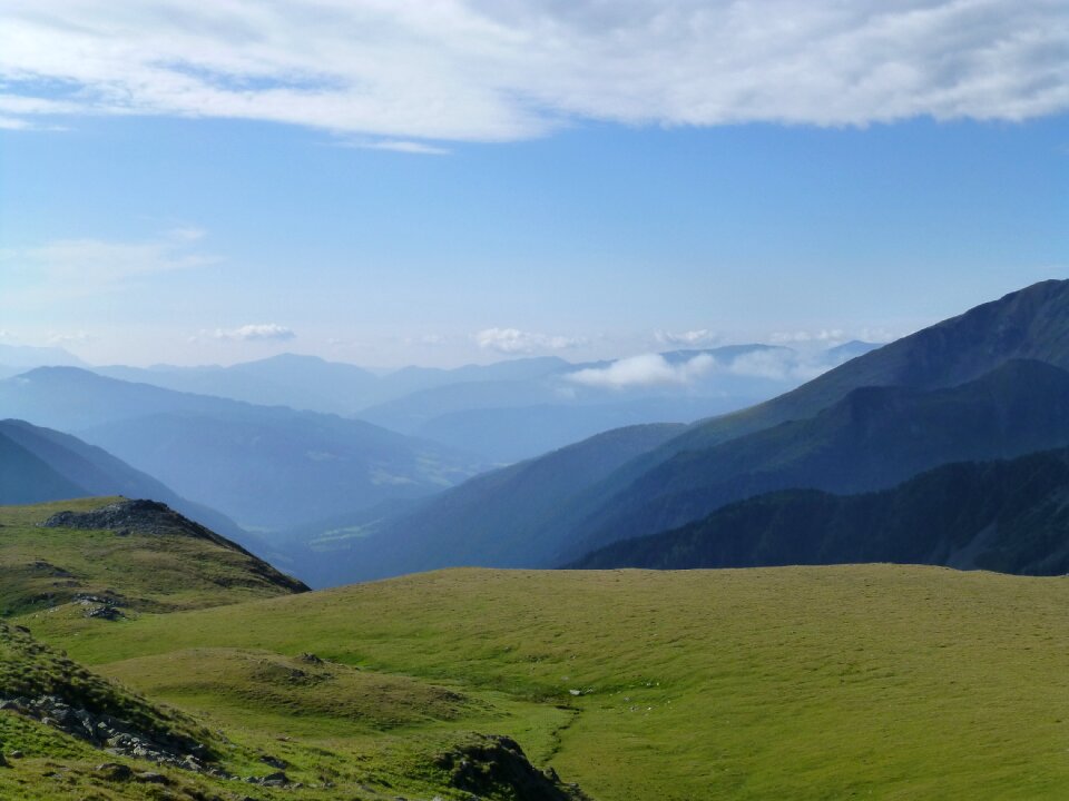 Summit panorama landscape