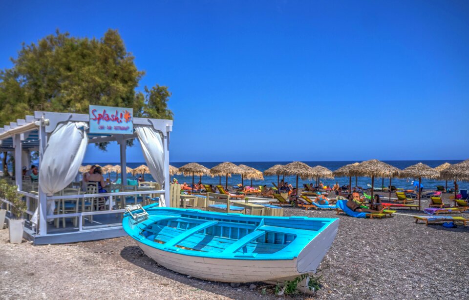 Santorini greece sea
