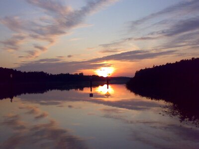 Lake abendstimmung sunset photo